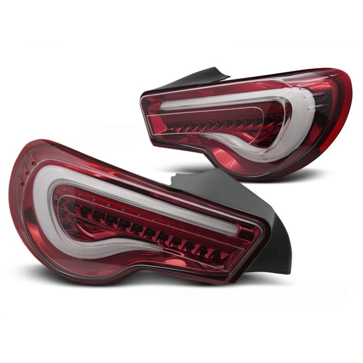Fanali Posteriori LED Tuning Rosso Bianco per Toyota GT86 2012-2021 Dx Sx