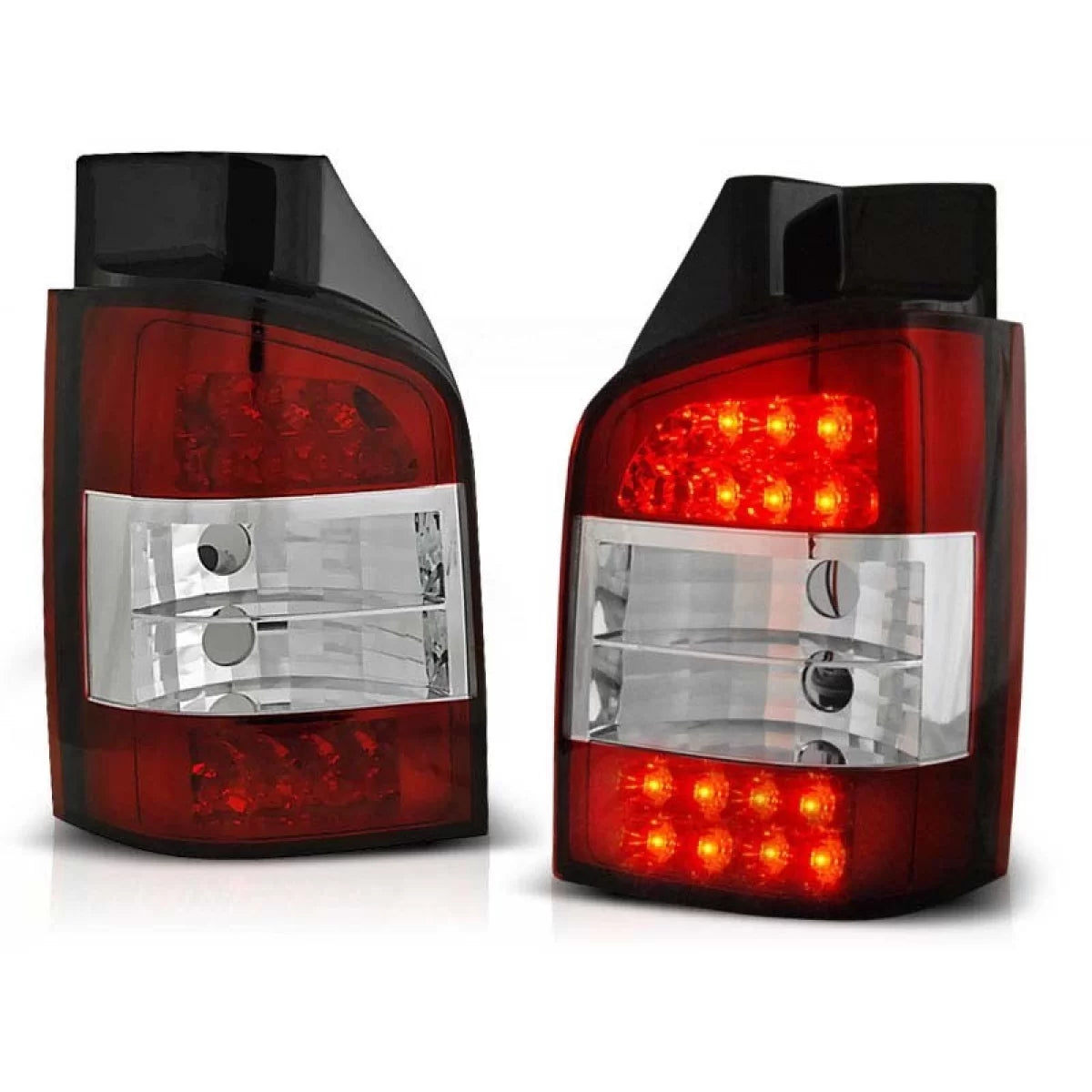 Fanali Posteriori LED Tuning Sinistro e Destro per Volkswagen T5 04-09