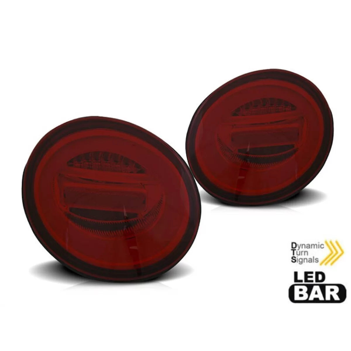 Fanali Posteriori LED Tuning Rosso/fumé per Volkswagen New Beetle 1998-2005 Dx