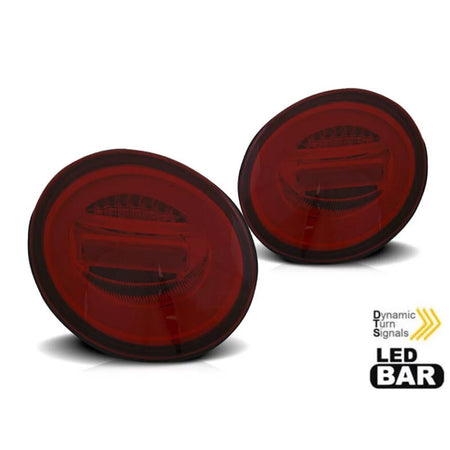 Fanali Posteriori LED Tuning Rosso/fumé per Volkswagen New Beetle 1998-2005 Dx