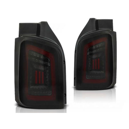 Fanali Posteriori LED Tuning Nero/rosso per Volkswagen T5 2003-2015 Dx e Sx