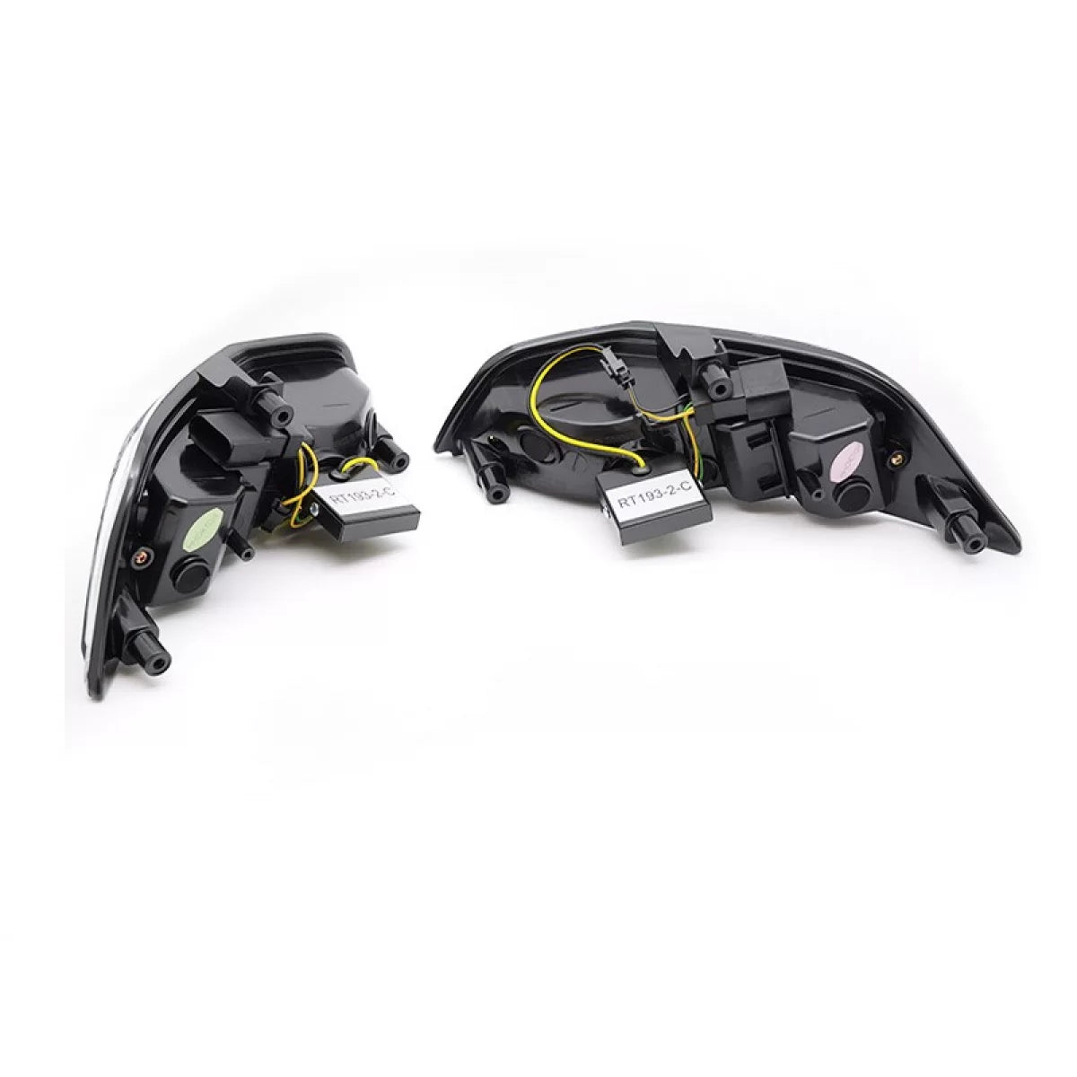 Kit Frecce LED Anteriore Sinistro Destro con Base Nera per Ford Mustang