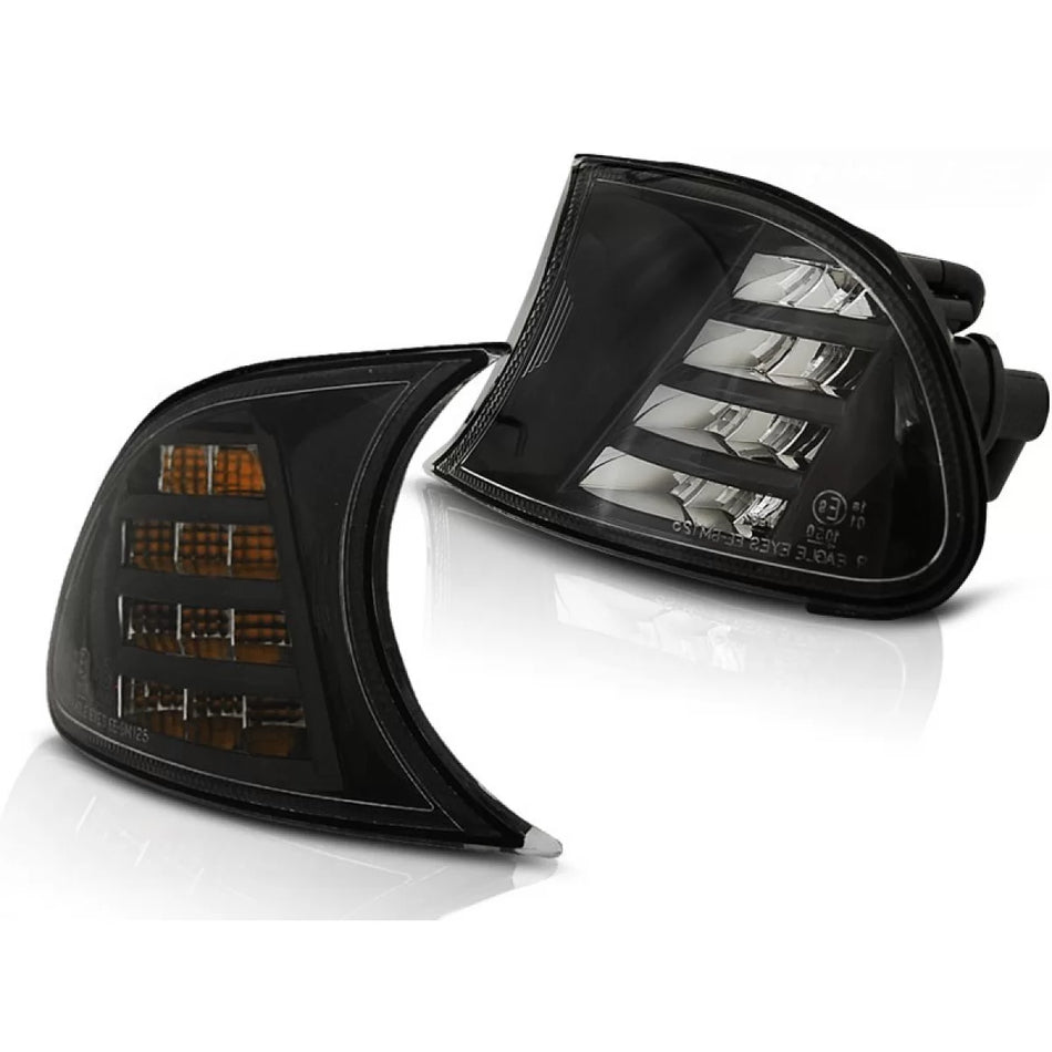 Kit Indicatori di Direzione LED Anteriori Fumé Sinistro e Destro per BMW Serie