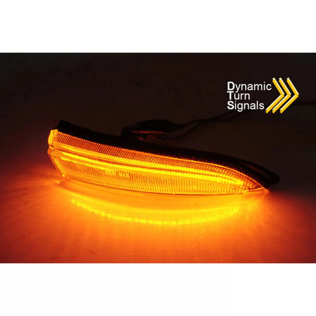 Frecce LED Specchietto Laterale Base Nera per Ford Fiesta 2013-2016