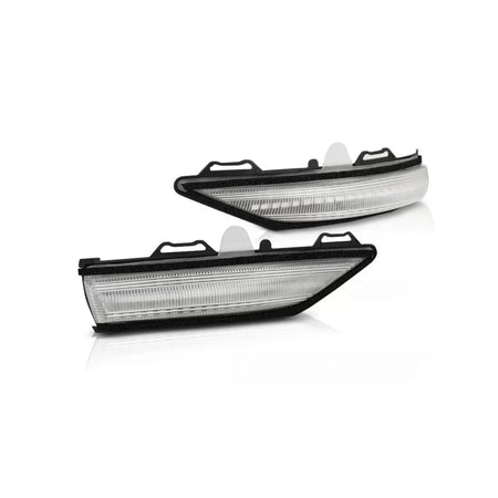 Frecce LED Specchietto Laterale con Base Cromata per Ford Fiesta dal 2017