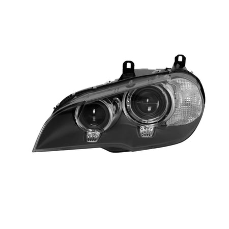 Faro Anteriore Sinistro Xenon Adattivo Base Nera per BMW X5 E70 LCI 2011-2013