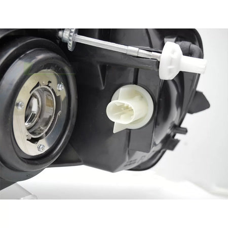 Faro Anteriore Sinistro con Base Nera per Opel Astra G 1997-2004