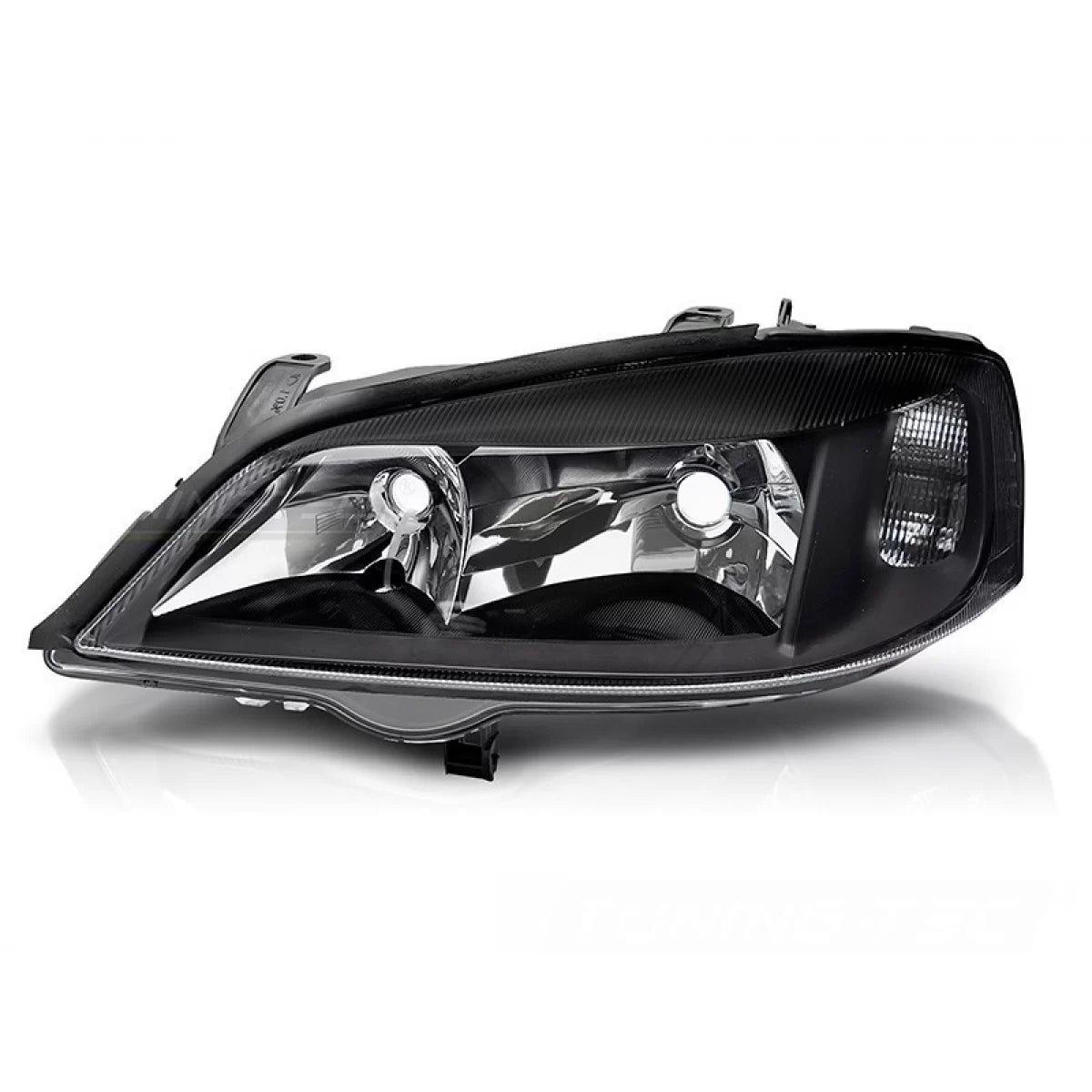 Faro Anteriore Sinistro con Base Nera per Opel Astra G 1997-2004