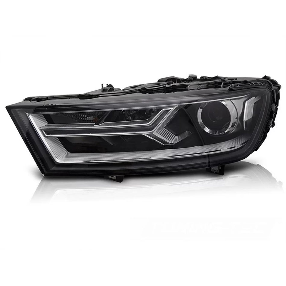 Faro Anteriore Sinistro Xenon Base Nera per Audi Q7 2015-2019