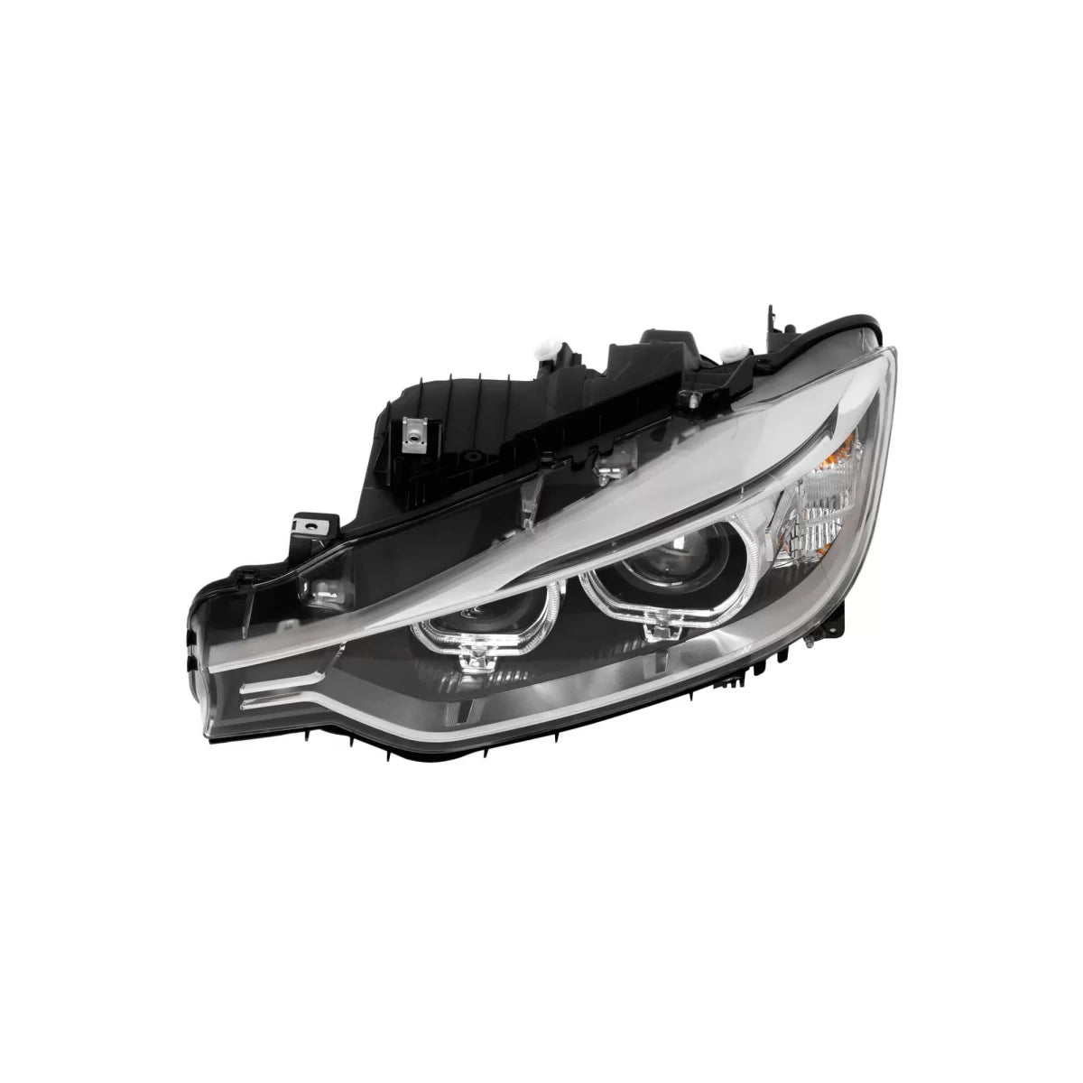 Faro Anteriore Sinistro Xeno con Base Cromata per BMW Serie 3 F30 2011-2015