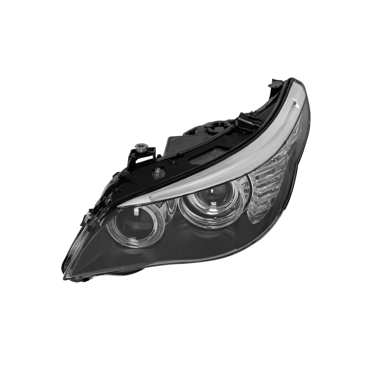 Faro Anteriore Sinistro Xeno Base Nera per BMW Serie 5 E60 2008-2010