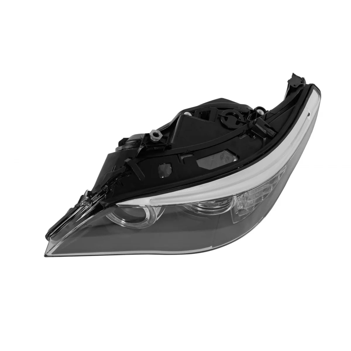 Faro Anteriore Sinistro Xeno Base Nera per BMW Serie 5 E60 2008-2010