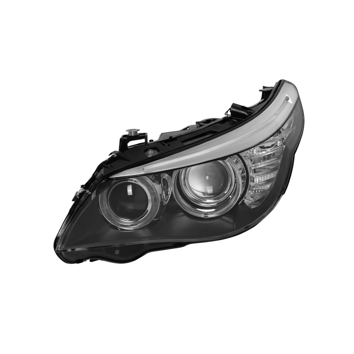 Faro Anteriore Sinistro Xeno Base Nera per BMW Serie 5 E60 2008-2010