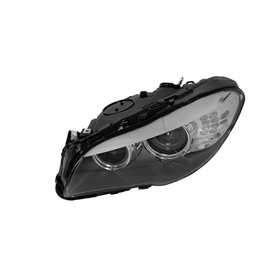 Faro Anteriore Sinistro Xeno Base Nera per BMW Serie 5 F10 2010-2013
