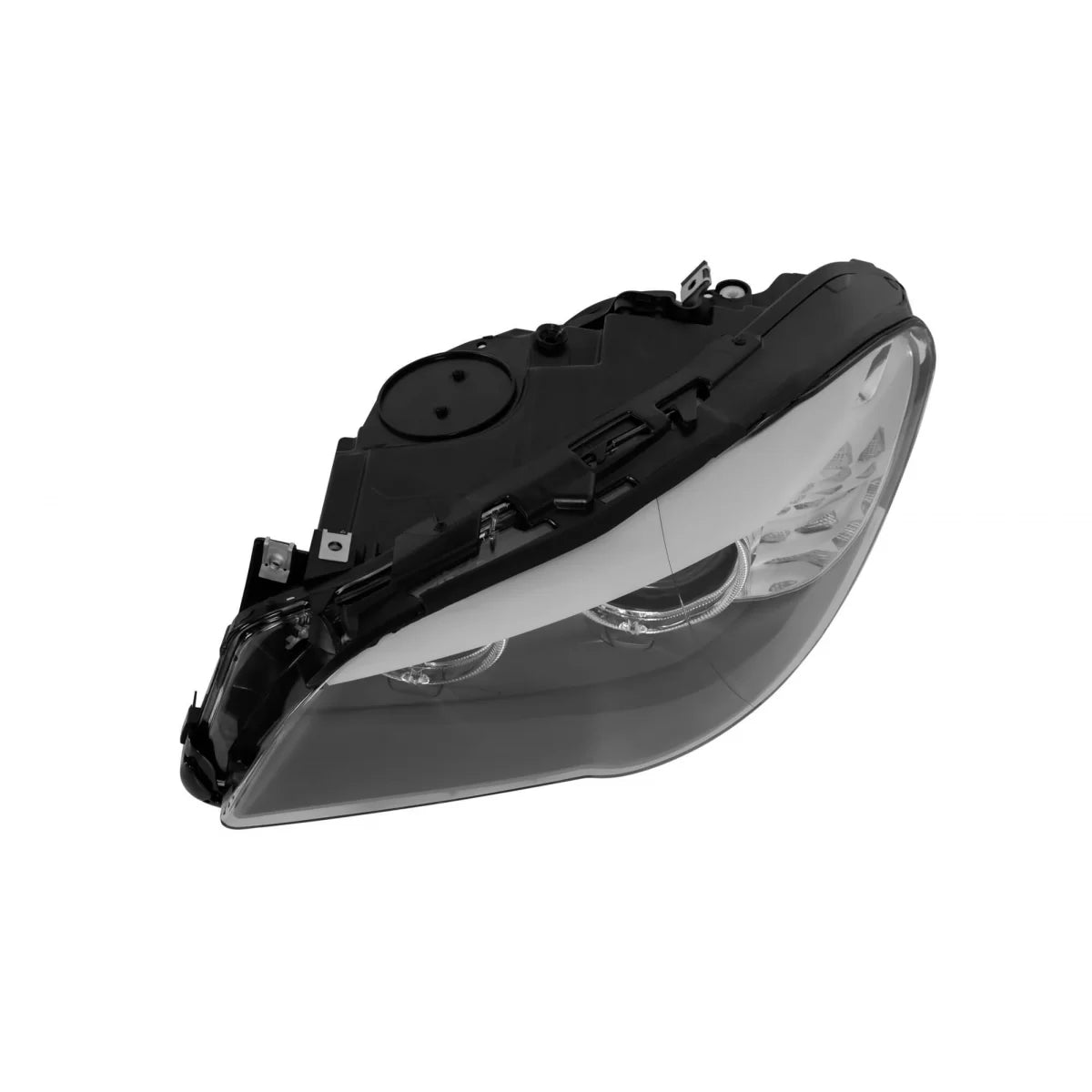 Faro Anteriore Sinistro Xeno Base Nera per BMW Serie 5 F10 2010-2013