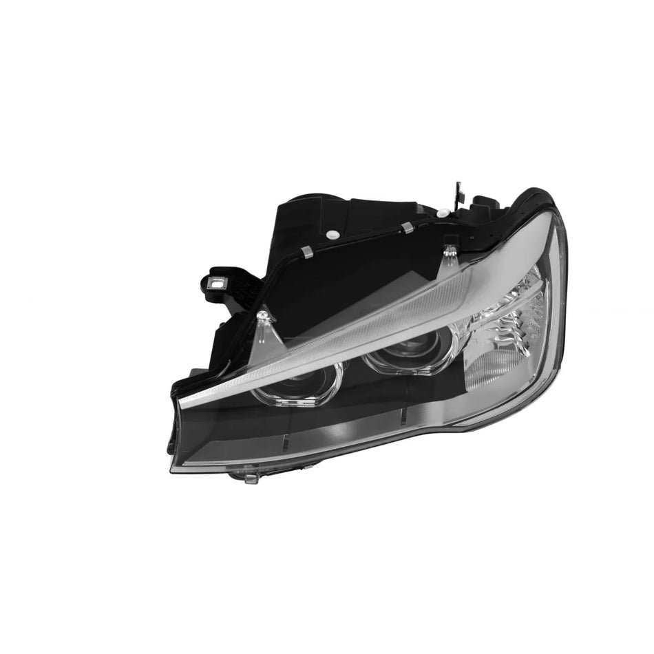Faro Anteriore Sinistro Xeno con Base Nera per BMW X3 F25 LCI 2014-2017