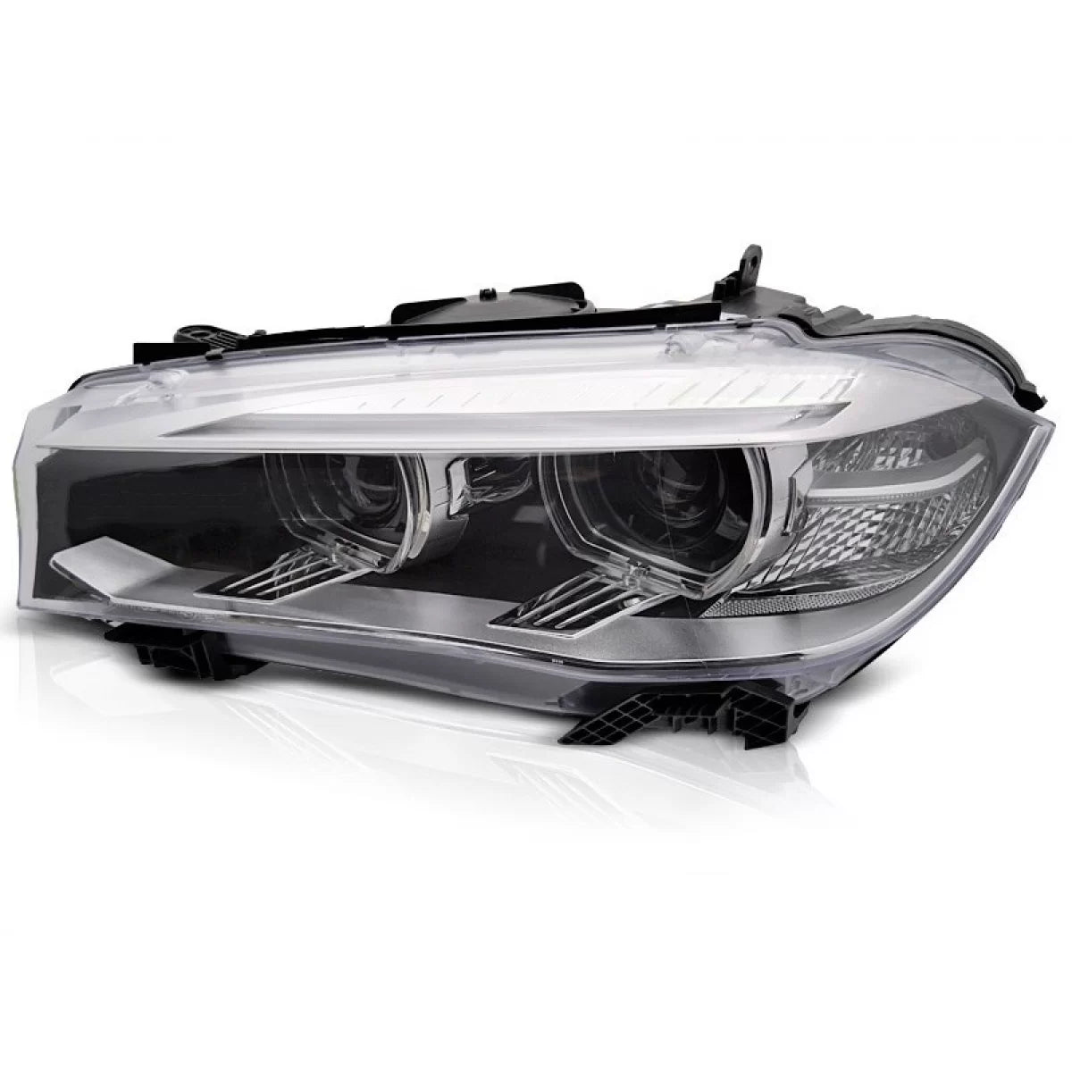 Faro Anteriore Sinistro Xeno con Base Cromata per BMW X5 F15 2013-2018