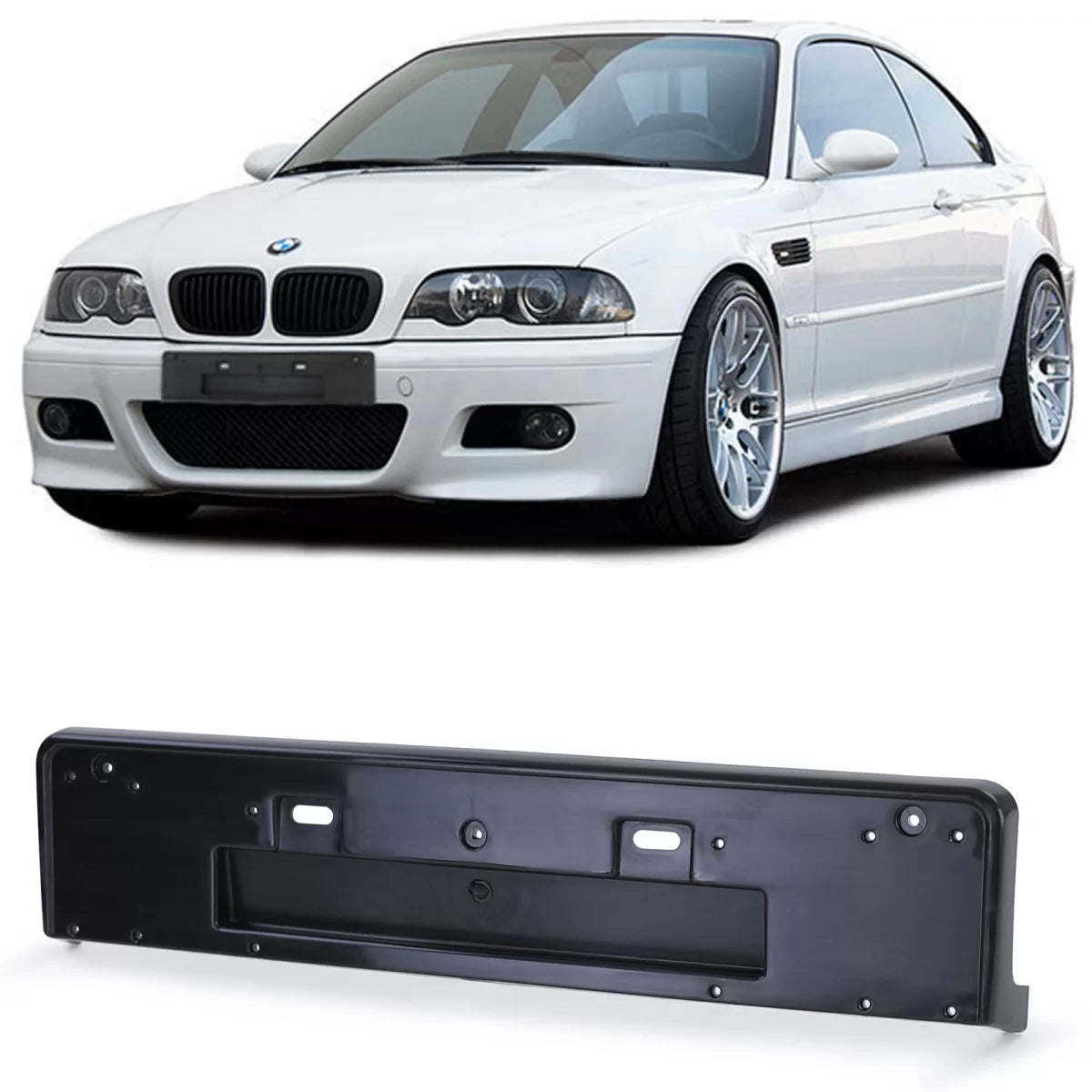 Portatarga Anteriore per BMW Serie 3 Coupe E46 M Package