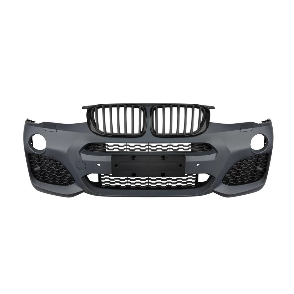 Paraurti Anteriore M Package per BMW X3 F25 2014-2017 Doppio Diffusore Doppio