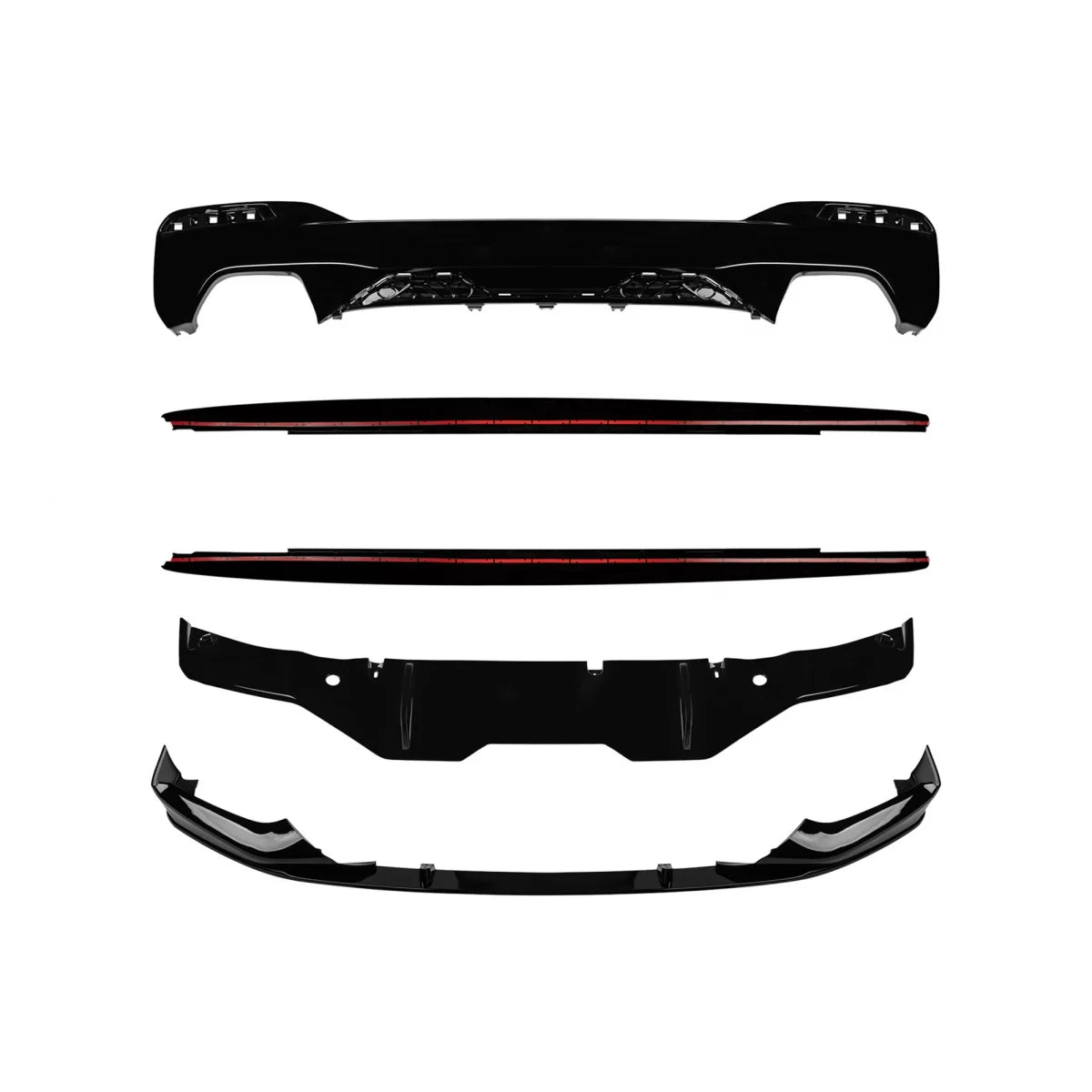 Diffusore Posteriore M Performance per BMW Serie 5 G30 2017-2020