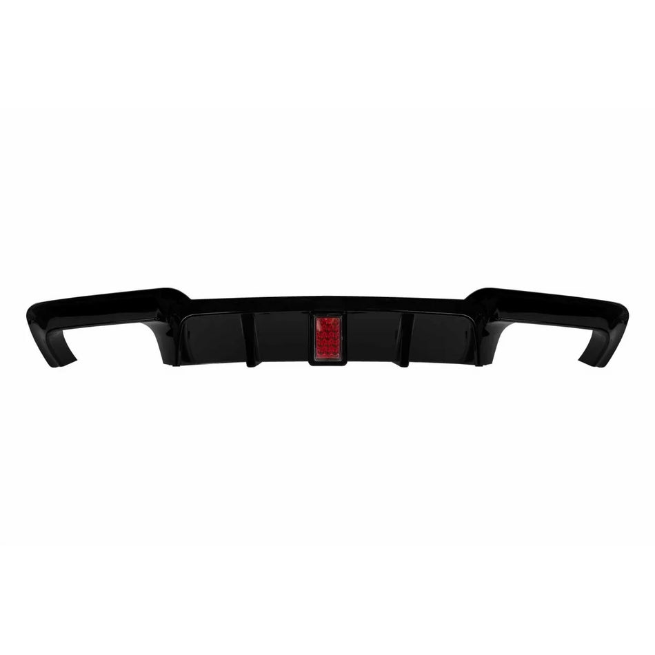 Diffusore Posteriore M Design per BMW Serie 5 F10 2010-2017 con Terzo Stop Nero