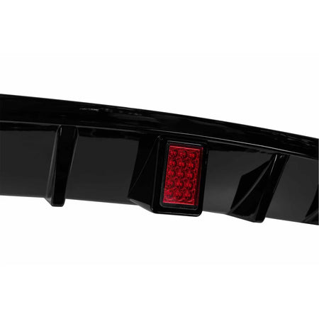 Diffusore Posteriore M Design per BMW Serie 5 F10 2010-2017 con Terzo Stop Nero
