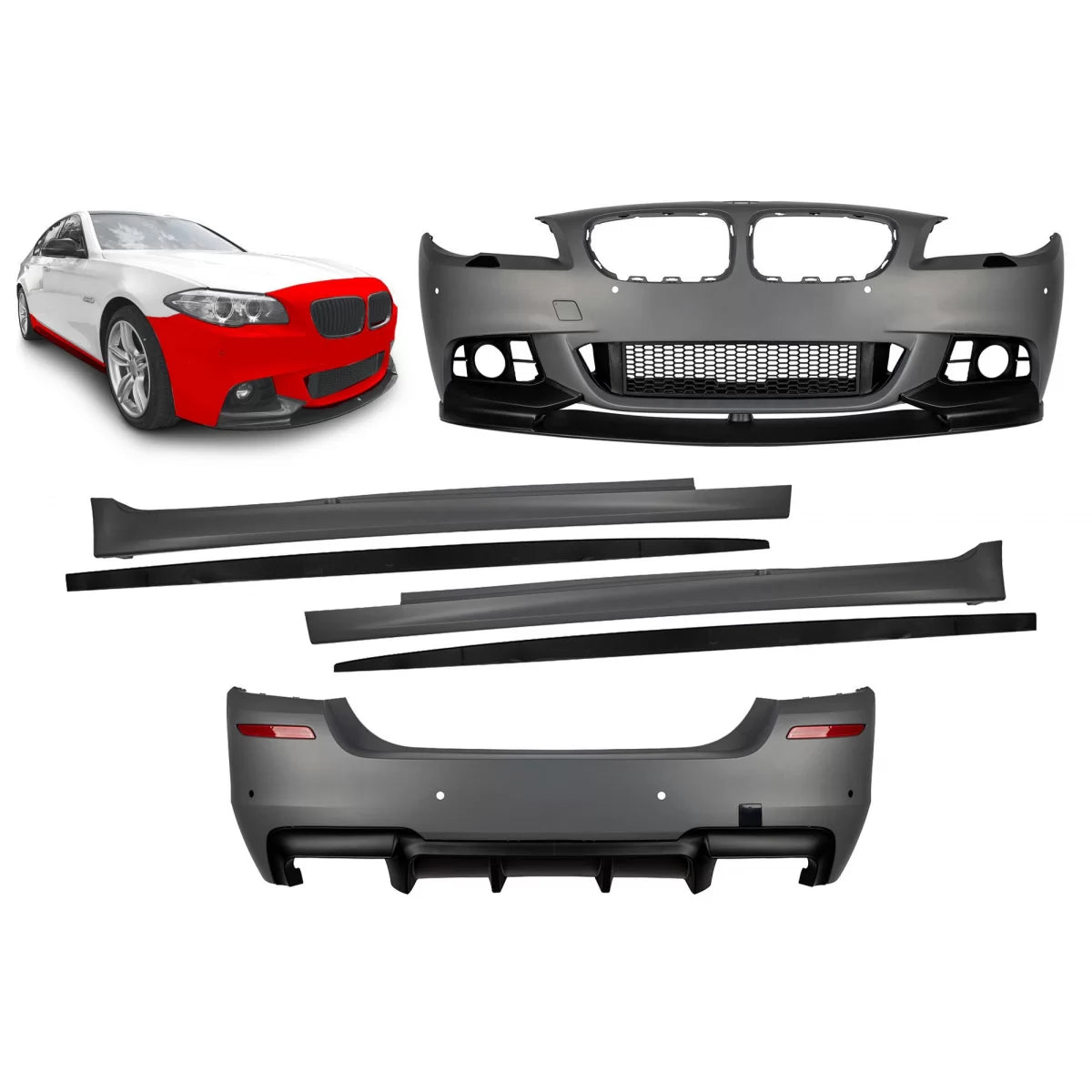 Pack Design M Performance Paraurti Sportivo per BMW Serie 5 F10 2014-2016