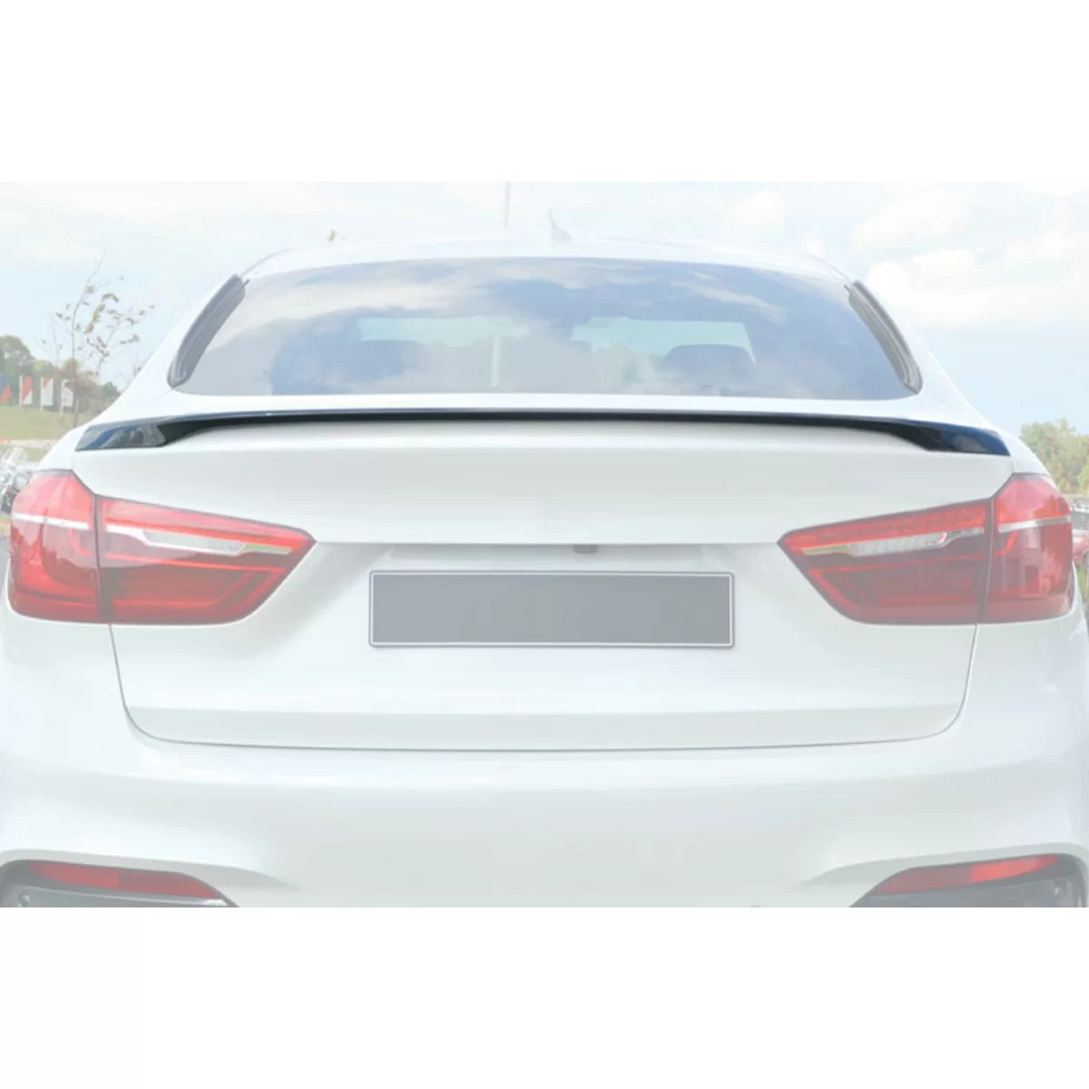 Spoiler Posteriore M Performance Design Non Verniciato per BMW X6 F16 2015-2019