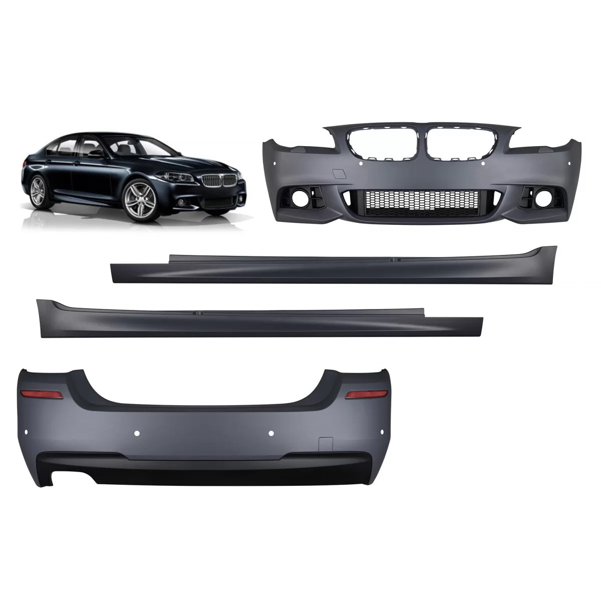 Pacchetto M Technik Paraurti Sportivo per BMW Serie 5 F10 2014-2016