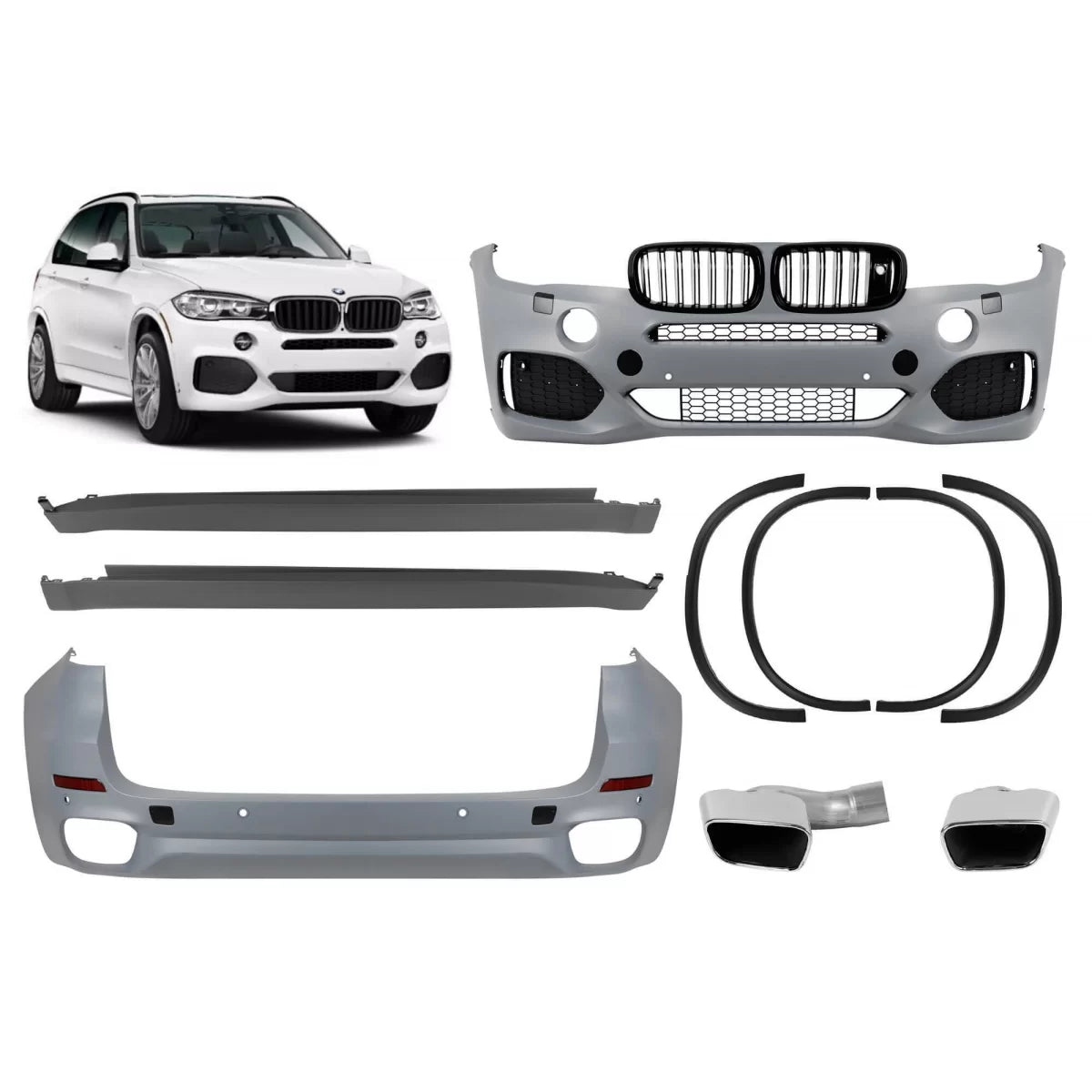 Pacchetto M Technik Paraurti Sportivo per BMW X5 F15 2013-2018