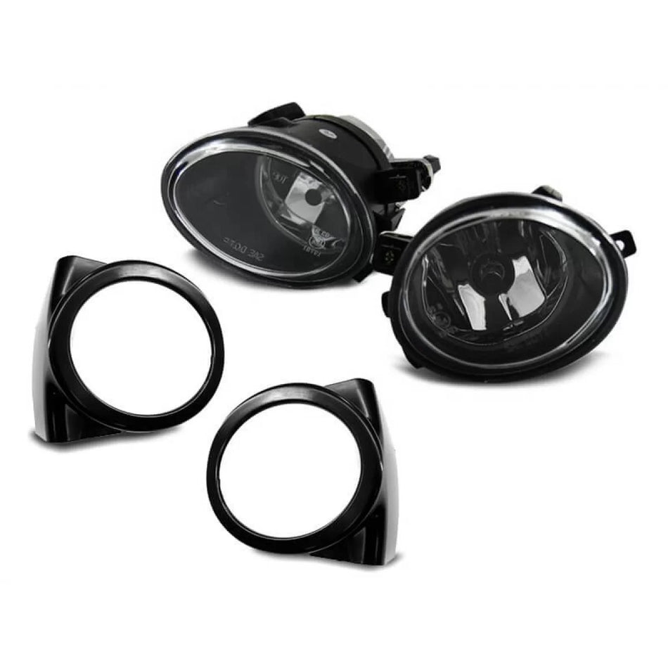 Fendinebbia M Technik con Copri per BMW Serie 3 E46 1998-2005 Dx+sx Cromato