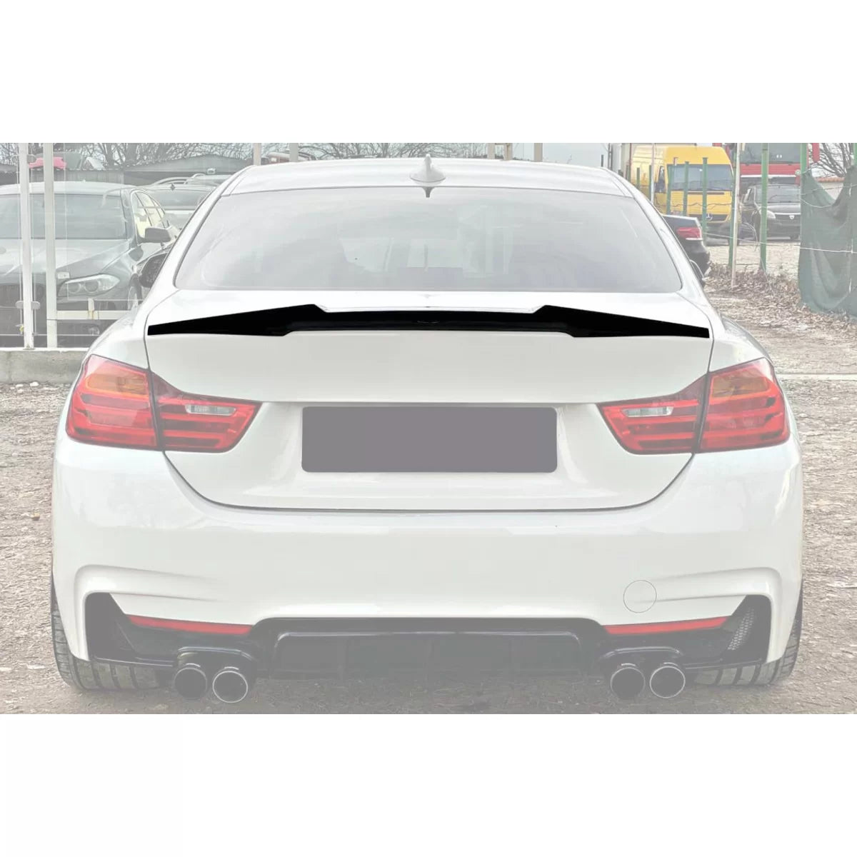 Spoiler Posteriore M4 Tipo Non Verniciato per BMW Serie 4 F32 2013-2020