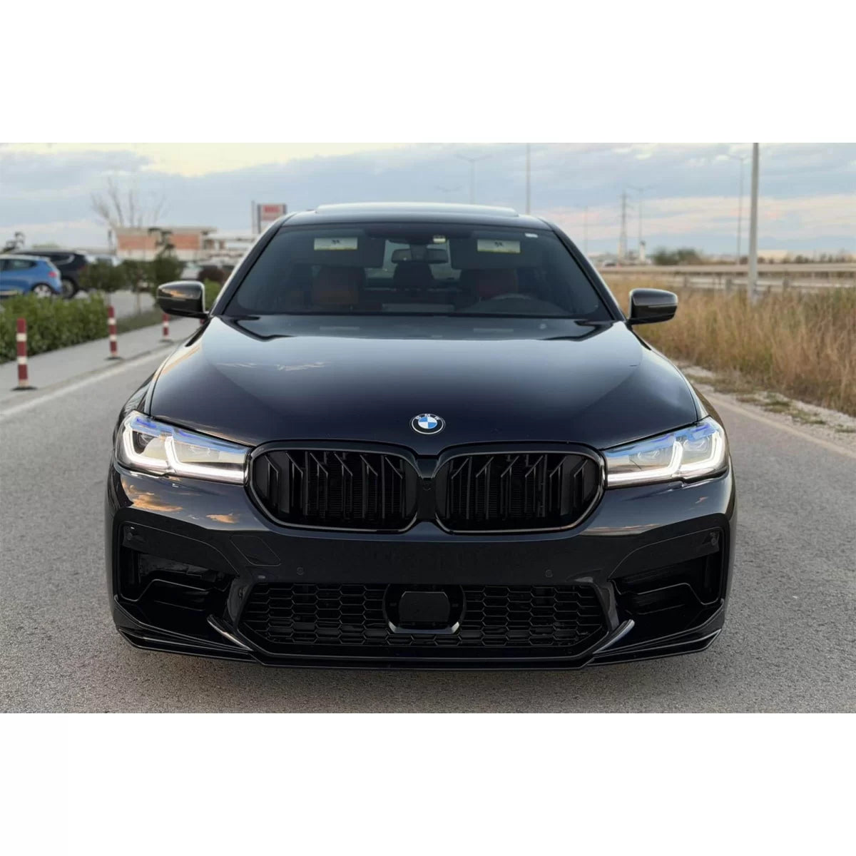 Spoiler Anteriore M5 Cs Nero per BMW Serie 5 G30 LCI 2021-2023