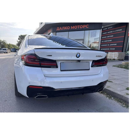 Spoiler Stile M5 Posteriore per BMW Serie 5 G30 2017-2020 Nero Lucido