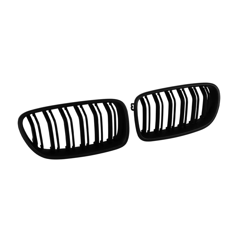 Griglia Doppia Nervata Nera Opaca M5 Type per BMW Serie 5 F10 2010-2017