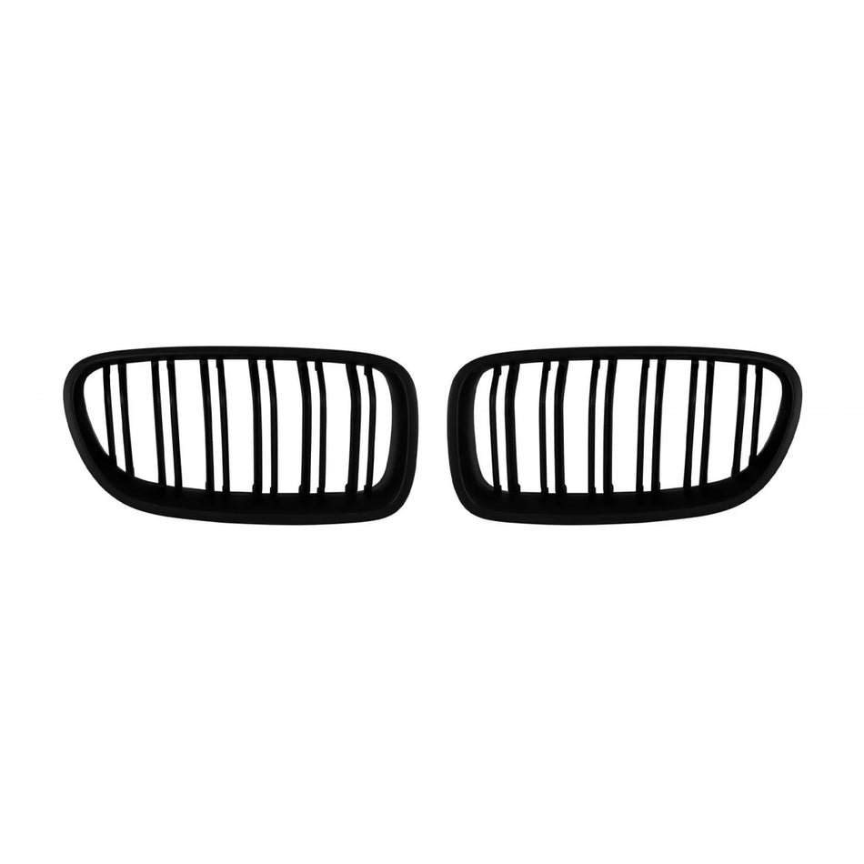 Griglia Doppia Nervata Nera Opaca M5 Type per BMW Serie 5 F10 2010-2017
