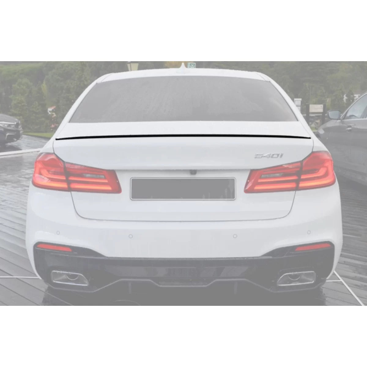 Spoiler Posteriore M5 Tipo per BMW Serie 5 G30 dal 2017 Non Verniciato