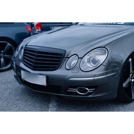 Griglia Anteriore Nera Opaca per Mercedes Classe E W211 2007-2009