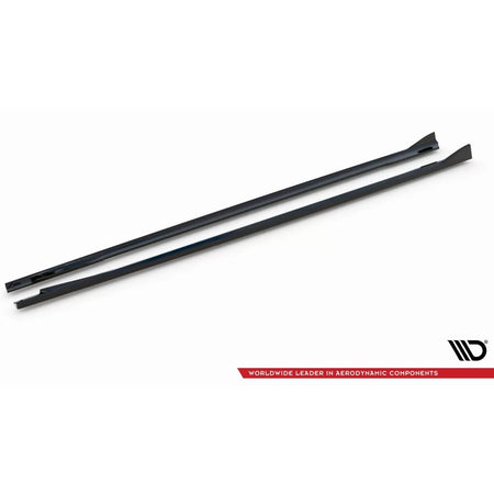 Additivi Versione 1 per Minigonne Laterali BMW I4 G26 M Package dal 2021 Nero