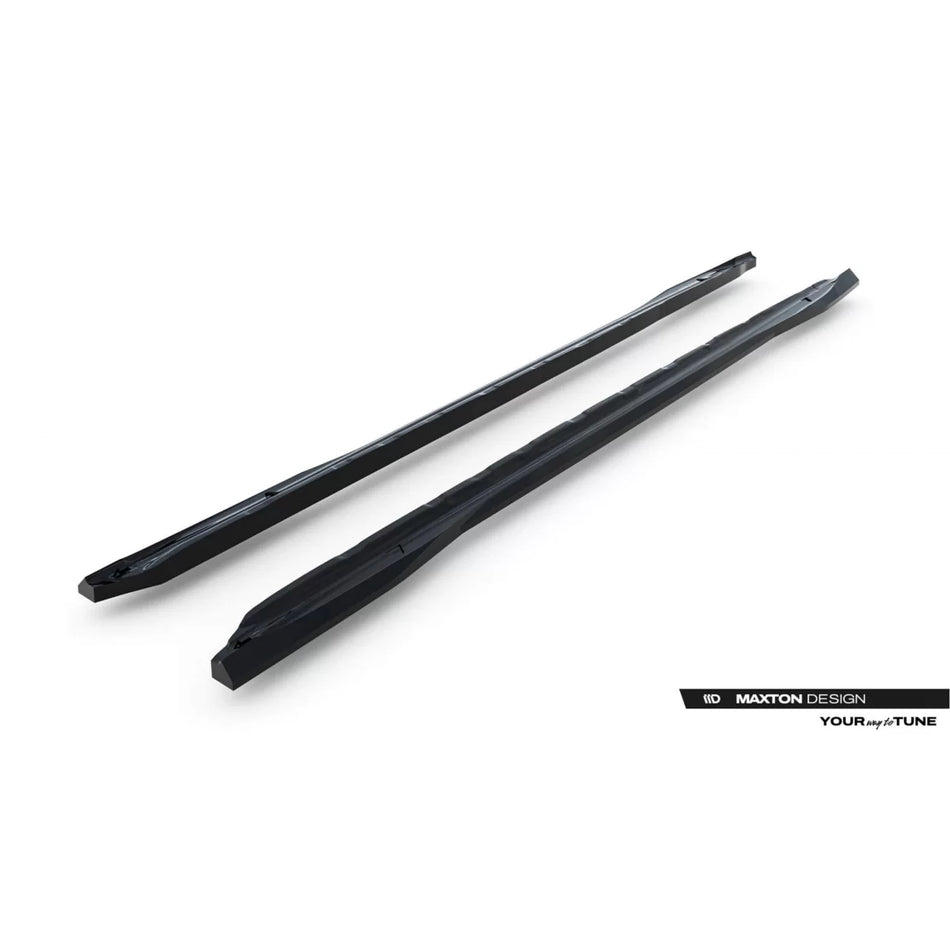 Additivi Versione 1 per Minigonne Laterali S-line Audi A6 C9 dal 2025 Nero