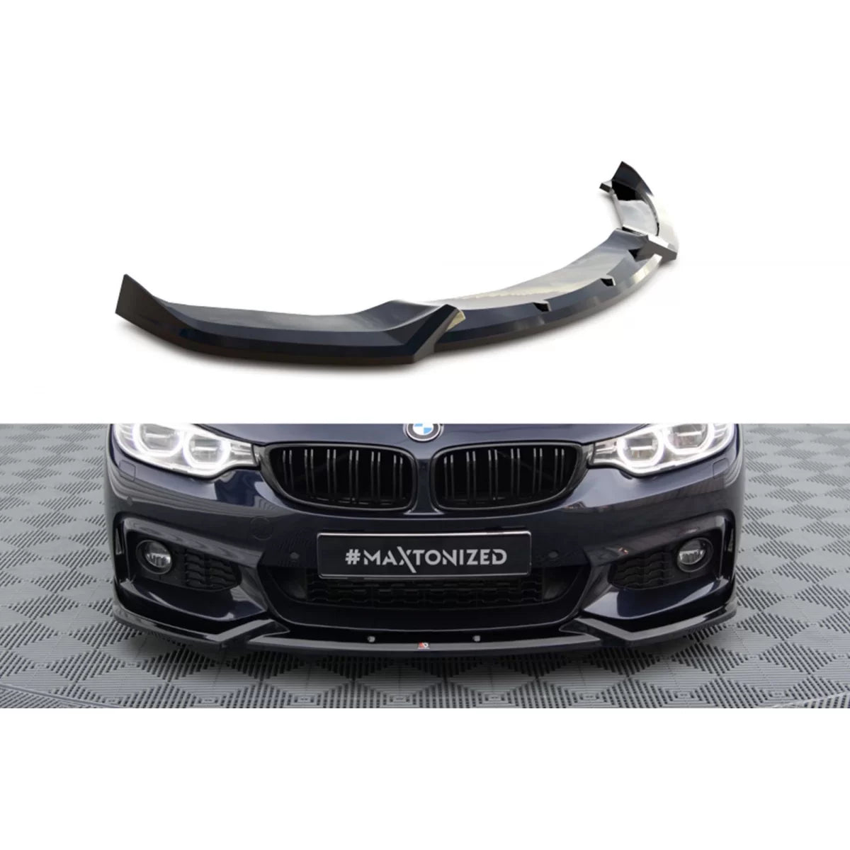 Spoiler Anteriore Versione 1 per BMW Serie 4 Gran Coupe F36 M Package 2014-2017