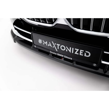 Spoiler Anteriore Versione 1 Nero Lucido per BMW Serie 7 G70 dal 2022