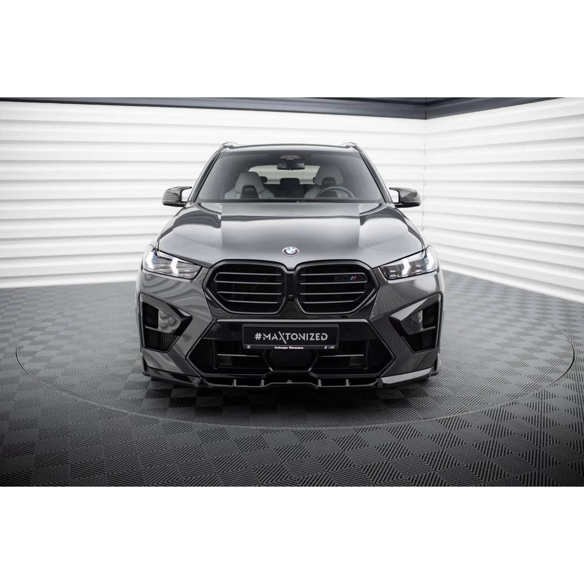 Spoiler Anteriore Versione 1 Nero Lucido per BMW X5 M F95 dal 2023
