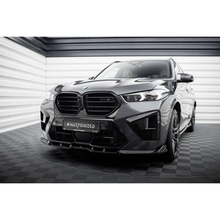 Spoiler Anteriore Versione 1 Nero Lucido per BMW X5 M F95 dal 2023