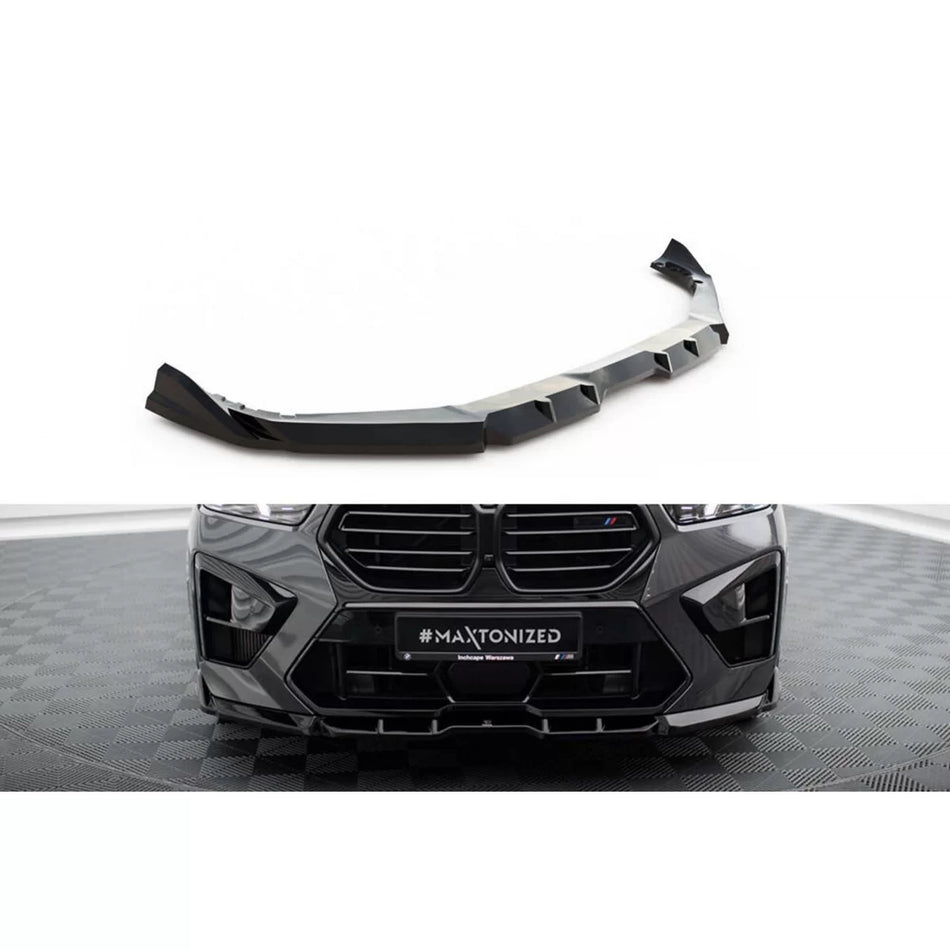Spoiler Anteriore Versione 1 Nero Lucido per BMW X5 M F95 dal 2023