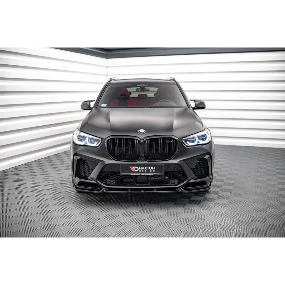 Spoiler Anteriore Versione 1 Nero Lucido per BMW X5M F95 dal 2018