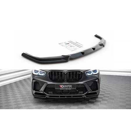 Spoiler Anteriore Versione 1 Nero Lucido per BMW X5M F95 dal 2018