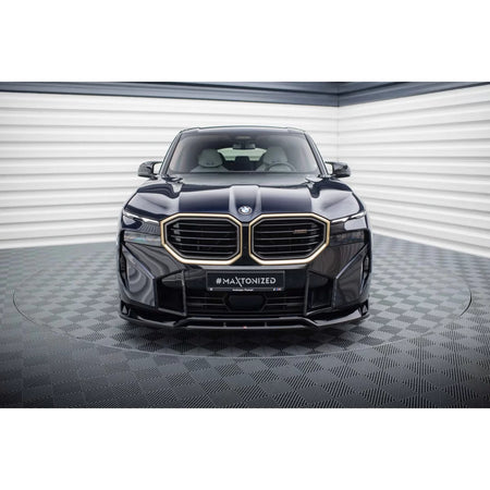Spoiler Anteriore Versione 1 Nero Lucido per BMW Xm G09 dal 2022