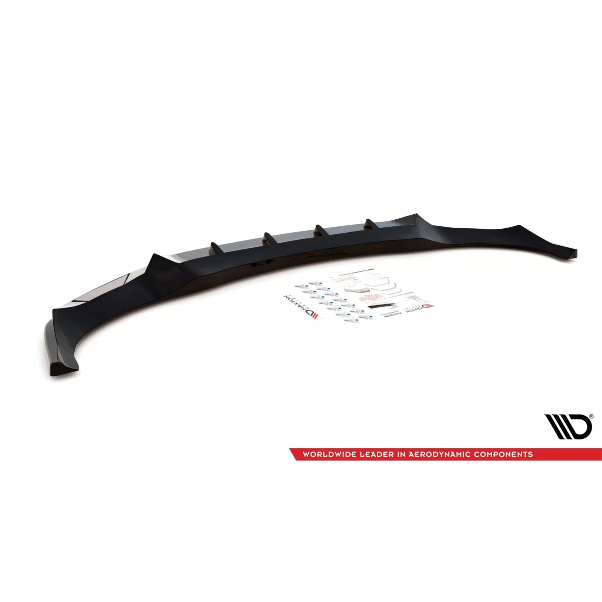 Spoiler Anteriore Versione 1 per BMW X6 G06 dal 2019 Nero Lucido