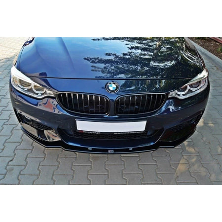 Spoiler Anteriore Versione 1 per BMW Serie 4 F32 dal 2013 Nero Lucido